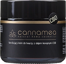 Kup PRZECENA! Nawilżający krem do twarzy z olejem konopnym i 250 mg CBD - Cannamea *