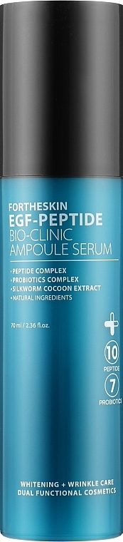 Peptydowe serum do twarzy - Fortheskin EGF Peptide Bio Clinic Ampoule Serum — Zdjęcie N1