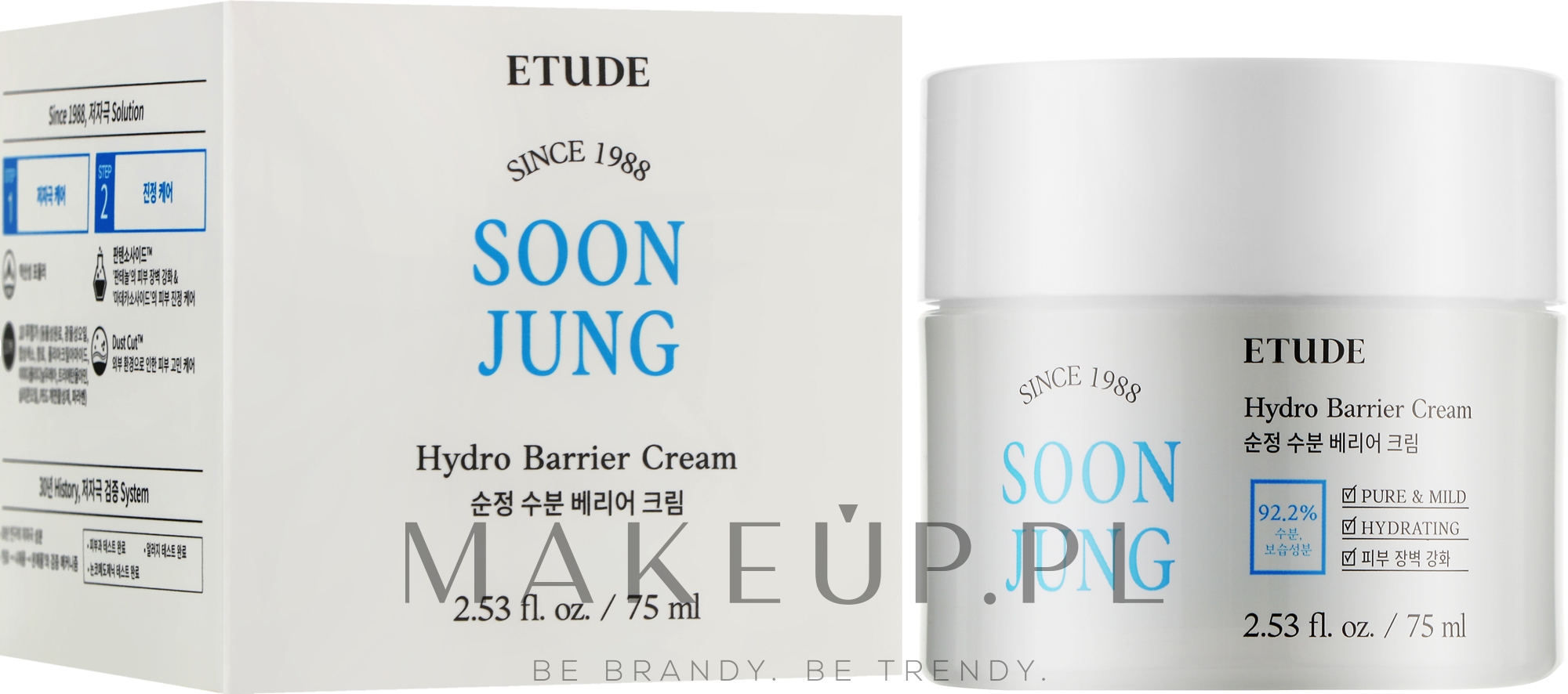 Ochronny krem nawilżający ​​do twarzy - Etude Soon Jung Hydro Barrier Cream — Zdjęcie 75 ml