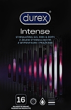 Prezerwatywy tłoczone, 16 szt. - Durex Intense Orgasmic — Zdjęcie N1