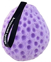 Fioletowa gąbka do ciała - Ecarla Honeycomb Bath Sponge Purple — Zdjęcie N1