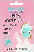 PREZENT! Maseczka do twarzy na trądzik z zieloną glinką kambryjską - Dermaglin #SOS Anti Acne — Zdjęcie N1