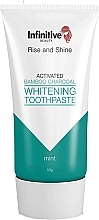 Wybielająca pasta do zębów z węglem drzewnym - Infinitive Beauty Rise & Shine Activated Bamboo Charcoal Whitening Toothpaste — Zdjęcie N1