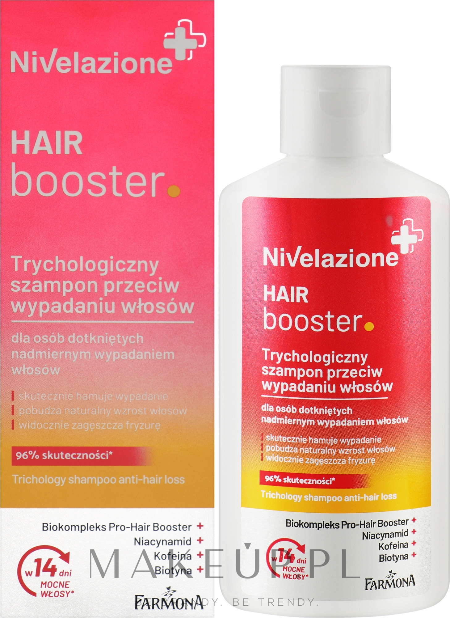 Trychologiczny szampon przeciw wypadaniu włosów - Farmona Nivelazione Hair Booster Trichological Anti-Hair Loss Shampoo — Zdjęcie 100 ml