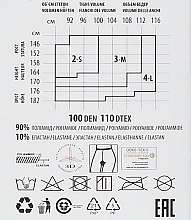 Rajstopy damskie Impresso, 100 DEN, nero - Giulia — Zdjęcie N4