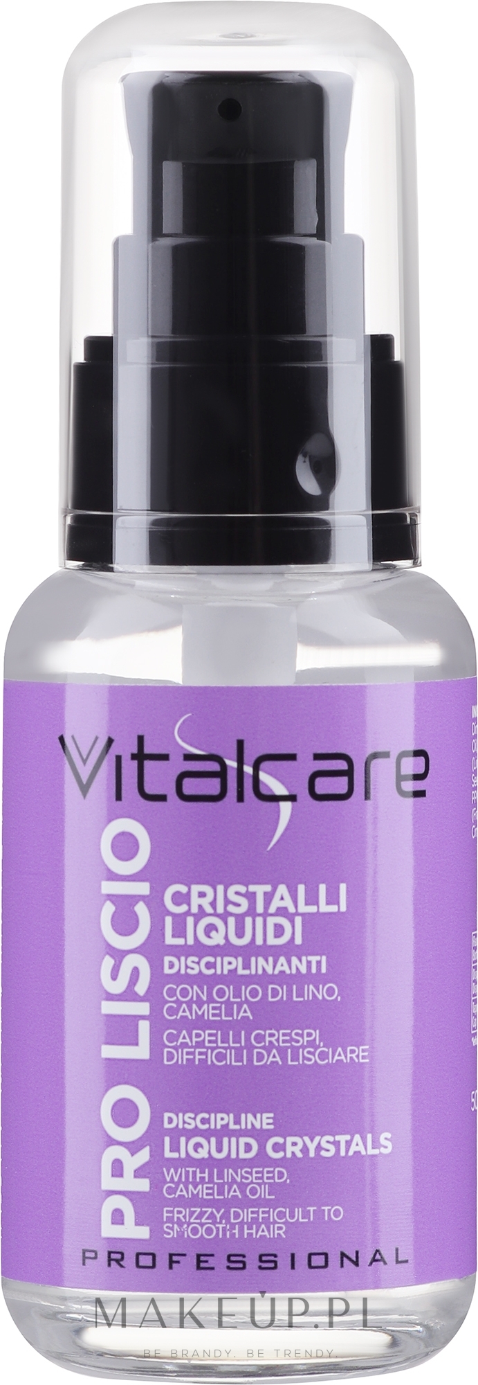 Płynne kryształki do włosów niesfornych - Vitalcare Professional Pro Liscio Cristalli Liquidi — Zdjęcie 50 ml