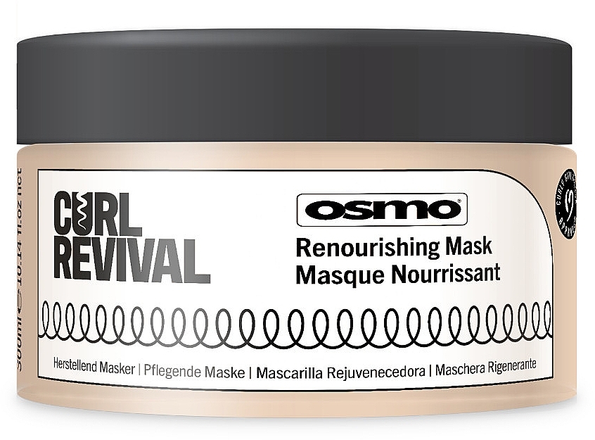 Odbudowująca maska do włosów kręconych - Osmo Curl Revival Renourishing Mask — Zdjęcie N1