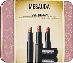 Kup Zestaw - Mesauda Milano Cult Design Kit (lipstick/3x3g)