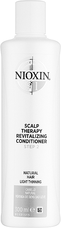 Nawilżająca odżywka do włosów cienkich, normalnych i przerzedzających się - Nioxin Thinning Hair System 1 Scalp Revitaliser Conditioner — Zdjęcie N1