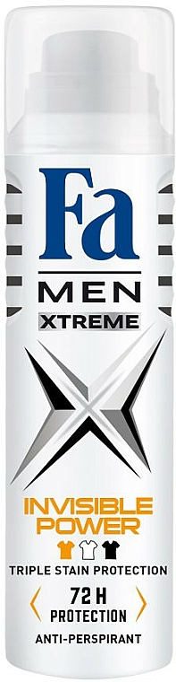 Antyperspirant w sprayu - Fa Men Xtreme Invisible Power 72 H — Zdjęcie N3