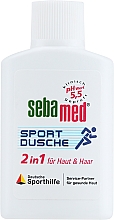PREZENT! Żel do mycia ciała i włosów - Sebamed Sport Shower Gel 2 in 1 For Body And Hair (mini) — Zdjęcie N1