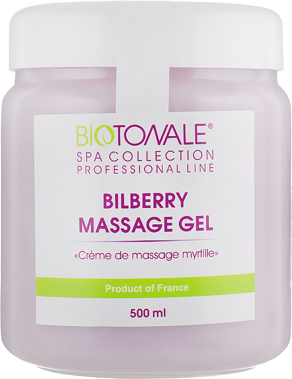 Żel do masażu z olejkiem jagodowym - Biotonale Bilberry Massage Gel — Zdjęcie N5