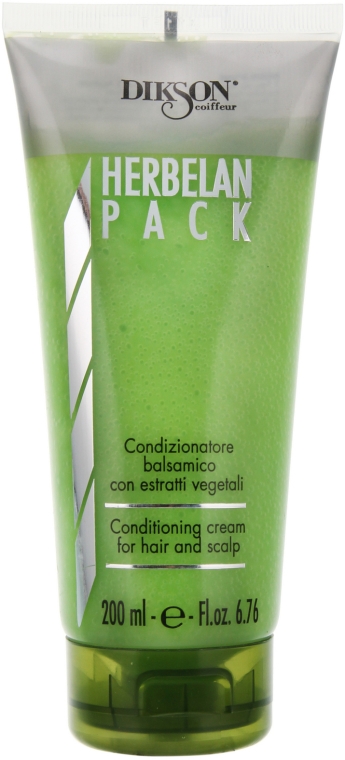 Krem kondycjonujący do włosów i skóry głowy - Dikson Herbelan Pack Conditioning Cream
