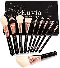 Zestaw pędzli do makijażu, 10 szt. - Luvia Cosmetics Black Diamond Brush Expansion Set — Zdjęcie N1