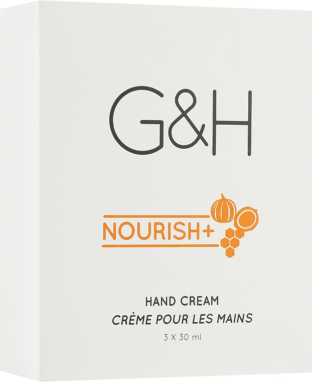 Zestaw - Amway G&H Nourish+ (hand cream 3x30ml) — Zdjęcie N1