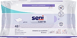 Kup Chusteczki nawilżane do pielęgnacji skóry - Seni Care Delicate Cleansing Wet Wipes