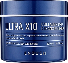 Mleczko oczyszczające do twarzy z kolagenem - Enough Ultra X10 Collagen Pro Cleansing Milk — Zdjęcie N1