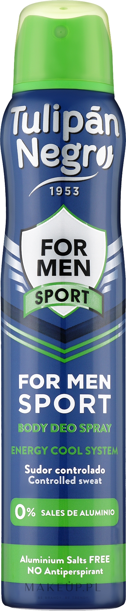 Dezodorant w sprayu dla mężczyzn - Tulipan Negro For Men Sport Deo Spray — Zdjęcie 200 ml
