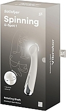 Wibrator do stymulacji punktu G, beżowy - Satisfyer Spinning G-Spot 1 Beige — Zdjęcie N1