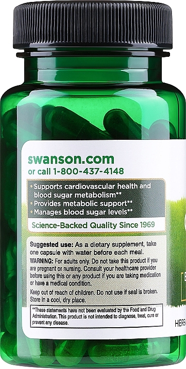 Suplement diety Ekstrakt z cynamonu, 250 mg - Swanson Cinnamon Extract — Zdjęcie N2