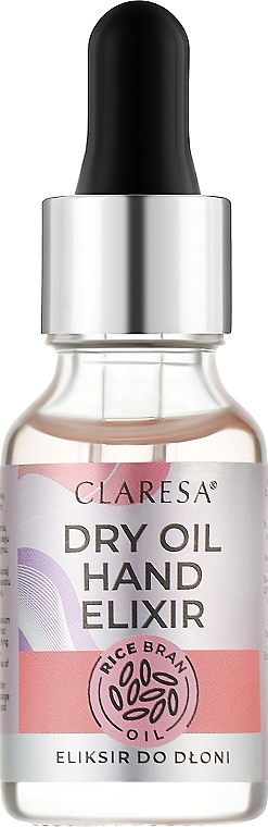Olejek-eliksir do rąk - Claresa Dry Oil Hand Elixir — Zdjęcie N1