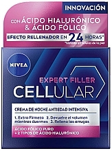 Kup Intensywnie odmładzający krem do twarzy na noc - NIVEA Expert Filler Cellular Intensive Anti-Aging Night Cream