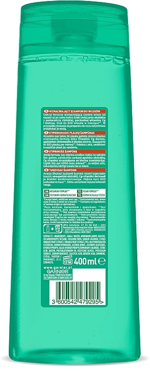 Szampon wzmacniający Witaminy i siła - Garnier Fructis Vitamin & Strength Shampoo — Zdjęcie N2