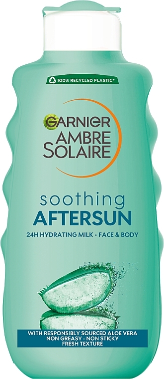 Nawilżające mleczko po opalaniu z aloesem - Garnier Ambre Solaire After Sun Soothing Hydrating Lotion
