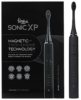 Szczoteczka elektryczna do zębów - Polished London Sonic XP Electric Toothbrush Black — Zdjęcie N1