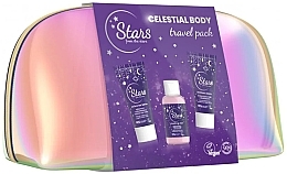 Kup Zestaw - Stars From The Stars Celestial Body Travel Pack (b/balm 50 ml + b/oil 50 ml + sh/gel 50 ml + bag)