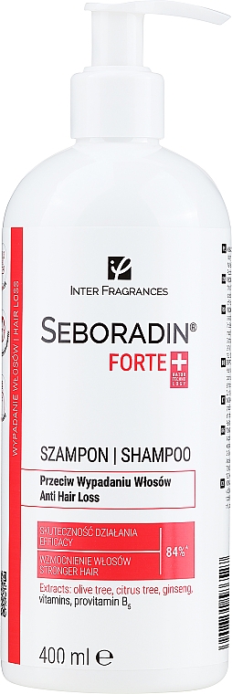 Wzmacniający szampon nawilżający przeciw wypadaniu włosów - Seboradin Anti Hair Loss Szampon — Zdjęcie N2