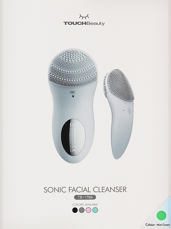 PRZECENA! Silikonowa szczotka do oczyszczania twarzy, różowa - TOUCHBeauty Sonic Facial Cleanser * — Zdjęcie N3