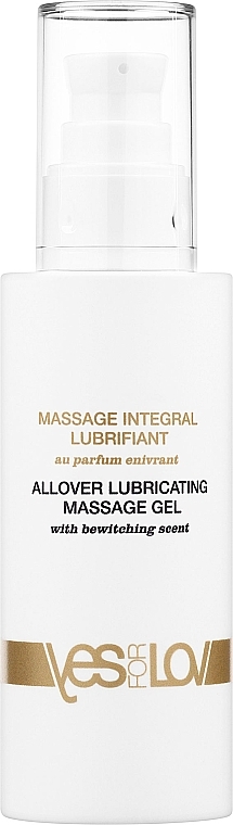 Żel do masażu intymnego na bazie silikonu - YESforLOV Allover Massage Gel — Zdjęcie N1