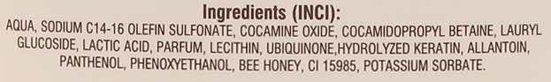 Regenerujący żel pod prysznic z miodem i koenzymem Q10 - Bione Cosmetics Honey + Q10 Shower Gel — Zdjęcie N3