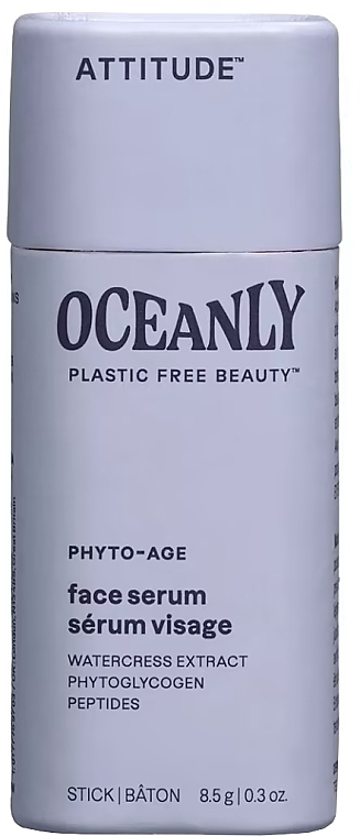 PRZECENA! Przeciwstarzeniowe serum-sztyft do twarzy z peptydami - Attitude Oceanly Phyto-Age Face Serum * — Zdjęcie N1