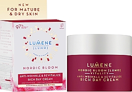 Przeciwzmarszczkowy krem do twarzy na dzień - Lumene Nordic Bloom Vitality Anti-Wrinkle & Revitalize Rich Day Cream — Zdjęcie N2