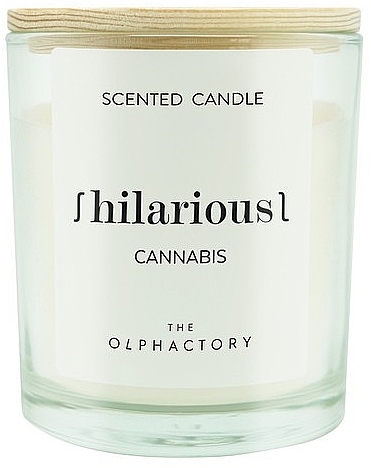 Świeca zapachowa Konopie - Ambientair The Olphactory Hilarious Cannabis Candle — Zdjęcie N1