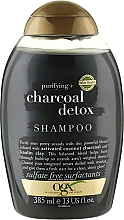 Kup Głęboko oczyszczający szampon do włosów z węglem kokosowym i kaolinem - OGX Purifying+ Charcoal Detox Shampoo