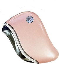 Elektryczny masażer do twarzy z lampą LED, różowy - Yeye LED — Zdjęcie N1