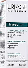 Matująca emulsja do twarzy - Uriage Hyseac Mat — Zdjęcie N2