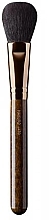 Spłaszczony pędzel do bronzera i pudru J470, brązowy - Hakuro Professional — Zdjęcie N1