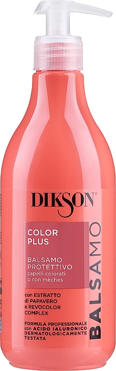 Odżywka chroniąca kolor do włosów farbowanych - Dikson Color Protect — Zdjęcie N1