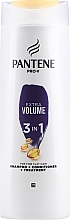 Szampon, odżywka i kuracja 3 w 1 do włosów cienkich i pozbawionych objętości Większa objętość - Pantene Pro-V 3in1 Extra Volume Shampoo — Zdjęcie N3