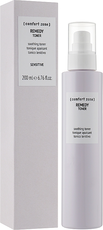 Kojący tonik odświeżający do twarzy - Comfort Zone Remedy Toner — Zdjęcie N2