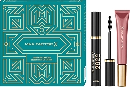 Zestaw dla kobiet - Max Factor (mascara/9ml + lip/gloss/9ml) — Zdjęcie N2
