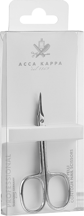 Nożyczki do skórek, srebrne - Acca Kappa — Zdjęcie N1