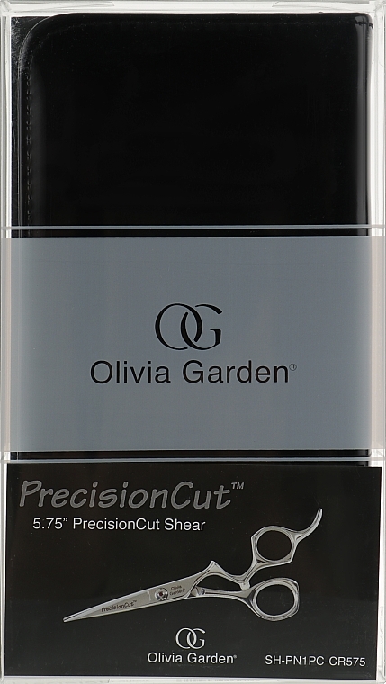 PRZECENA! Nożyczki fryzjerskie w czarnym etui - Olivia Garden PrecisionCut 5.75 * — Zdjęcie N1