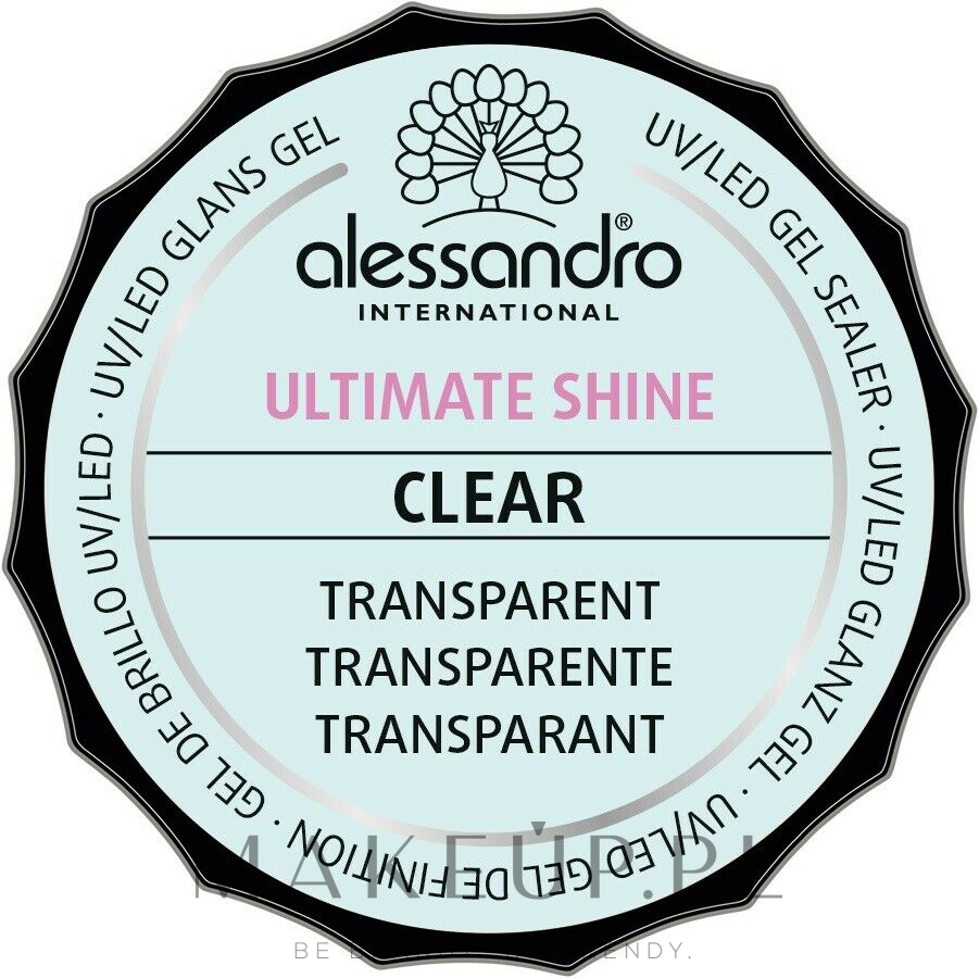 Lakier hybrydowy do paznokci - Alessandro International Ultimate Shine — Zdjęcie Clear