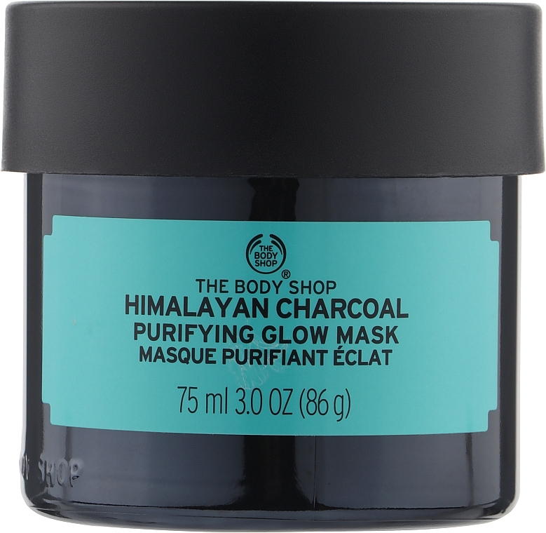 Oczyszczająca maska rozświetlająca do twarzy Himalajski węgiel - The Body Shop Himalayan Charcoal Purifying Glow Mask