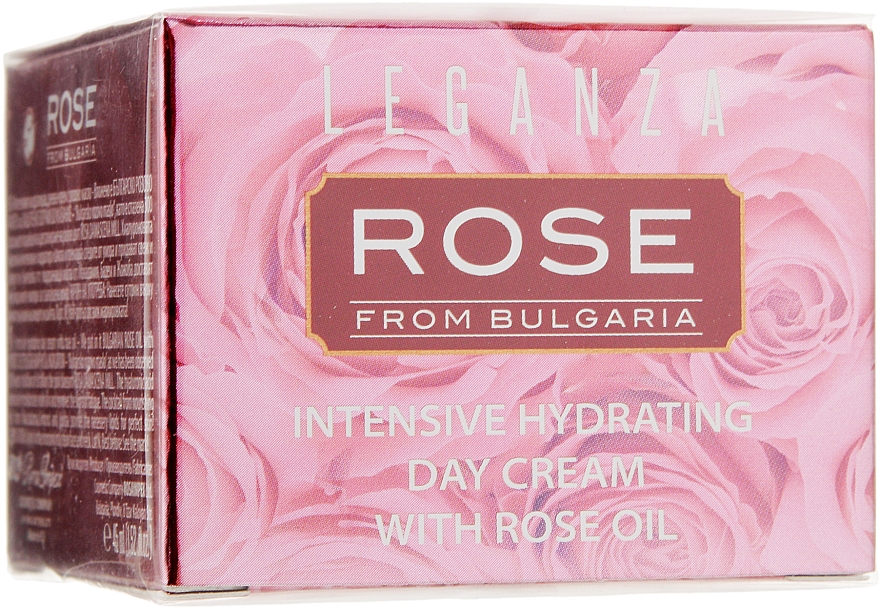 Intensywnie nawilżający krem na dzień z olejkiem różanym - Leganza Rose Intensively Hydrating Day Cream — Zdjęcie N2